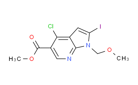 AM232271 | 1312581-07-9 | Methyl 4-chloro-2-iodo-1-(methoxymethyl)-1H-pyrrolo[2,3-b]pyridine-5-carboxylate