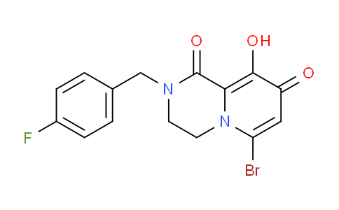 AM232323 | 895133-42-3 | 6-Bromo-2-(4-fluorobenzyl)-9-hydroxy-3,4-dihydro-1H-pyrido[1,2-a]pyrazine-1,8(2H)-dione