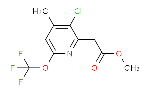 AM23237 | 1804560-68-6 | Methyl 3-chloro-4-methyl-6-(trifluoromethoxy)pyridine-2-acetate