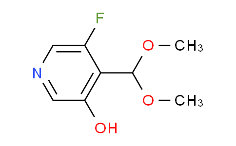 4-(Dimethoxymethyl)-5-fluoropyridin-3-ol