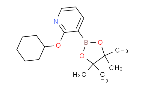 AM232427 | 1073354-43-4 | 2-(Cyclohexyloxy)-3-(4,4,5,5-tetramethyl-1,3,2-dioxaborolan-2-yl)pyridine