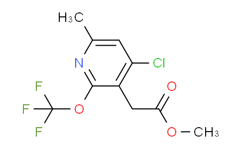 AM23243 | 1804560-90-4 | Methyl 4-chloro-6-methyl-2-(trifluoromethoxy)pyridine-3-acetate
