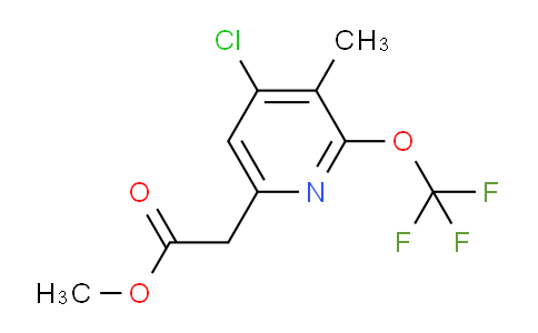 AM23244 | 1806115-86-5 | Methyl 4-chloro-3-methyl-2-(trifluoromethoxy)pyridine-6-acetate