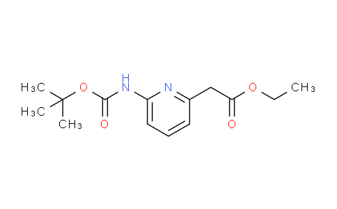 Ethyl 2-(6-((tert-butoxycarbonyl)amino)pyridin-2-yl)acetate