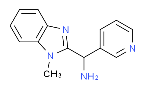 (1-Methyl-1H-benzo[d]imidazol-2-yl)(pyridin-3-yl)methanamine