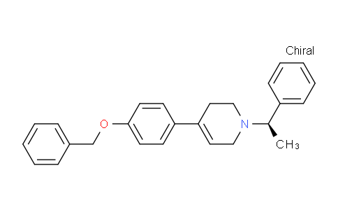 (R)-4-(4-(Benzyloxy)phenyl)-1-(1-phenylethyl)-1,2,3,6-tetrahydropyridine