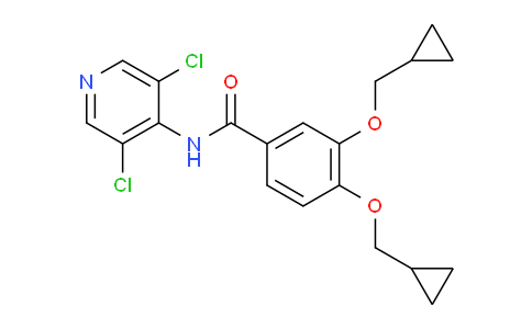 AM232542 | 1391052-24-6 | 3,4-Bis(cyclopropylmethoxy)-N-(3,5-dichloropyridin-4-yl)benzamide