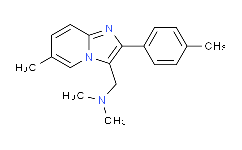 AM232571 | 106961-33-5 | N,N-Dimethyl-1-(6-methyl-2-(p-tolyl)imidazo[1,2-a]pyridin-3-yl)methanamine