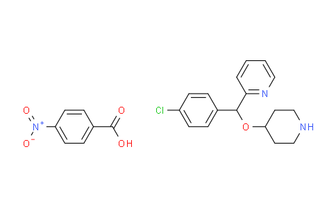 AM232579 | 161558-45-8 | 2-((4-Chlorophenyl)(piperidin-4-yloxy)methyl)pyridine 4-nitrobenzoate