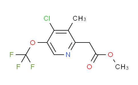 AM23258 | 1804600-85-8 | Methyl 4-chloro-3-methyl-5-(trifluoromethoxy)pyridine-2-acetate