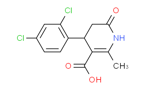 4-(2,4-Dichlorophenyl)-2-methyl-6-oxo-1,4,5,6-tetrahydropyridine-3-carboxylic acid