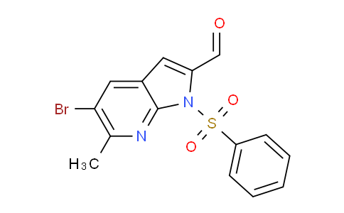 AM232589 | 1227269-08-0 | 5-Bromo-6-methyl-1-(phenylsulfonyl)-1H-pyrrolo[2,3-b]pyridine-2-carbaldehyde