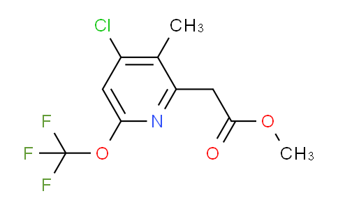 AM23259 | 1804815-50-6 | Methyl 4-chloro-3-methyl-6-(trifluoromethoxy)pyridine-2-acetate