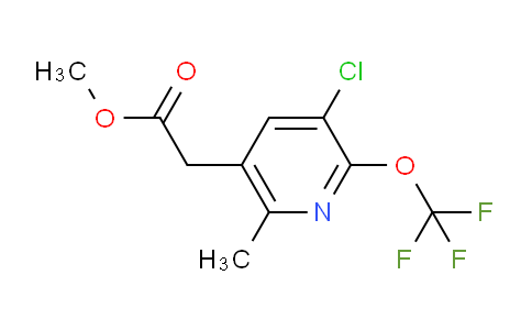 AM23262 | 1806168-08-0 | Methyl 3-chloro-6-methyl-2-(trifluoromethoxy)pyridine-5-acetate