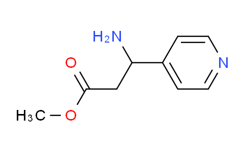 Methyl 3-amino-3-(pyridin-4-yl)propanoate