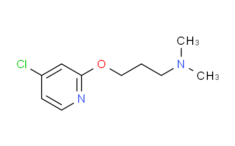 AM232667 | 1346708-22-2 | 3-((4-Chloropyridin-2-yl)oxy)-N,N-dimethylpropan-1-amine