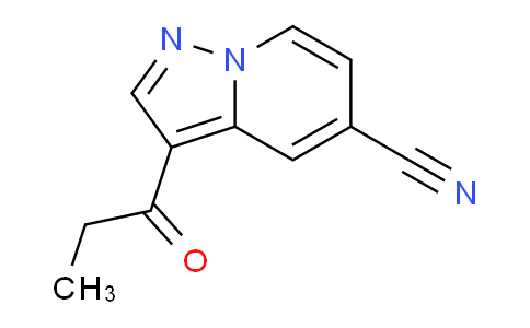 3-Propionylpyrazolo[1,5-a]pyridine-5-carbonitrile
