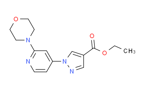 Ethyl 1-(2-morpholinopyridin-4-yl)-1H-pyrazole-4-carboxylate