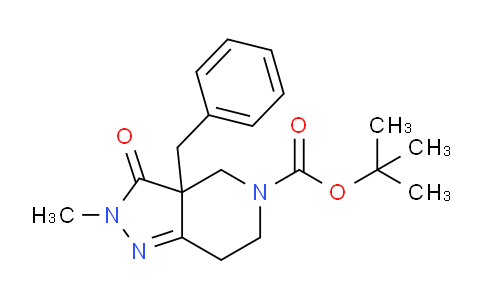 tert-Butyl 3a-benzyl-2-methyl-3-oxo-3a,4,6,7-tetrahydro-2H-pyrazolo[4,3-c]pyridine-5(3H)-carboxylate