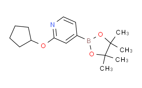 AM232727 | 1346707-97-8 | 2-(Cyclopentyloxy)-4-(4,4,5,5-tetramethyl-1,3,2-dioxaborolan-2-yl)pyridine