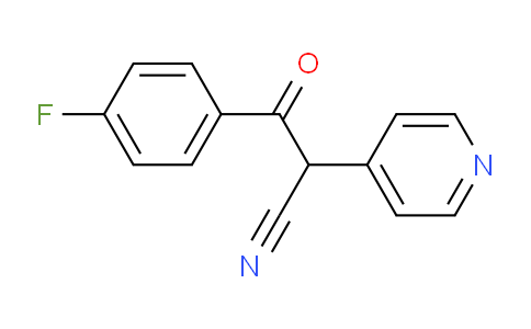 3-(4-Fluorophenyl)-3-oxo-2-(pyridin-4-yl)propanenitrile