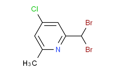 4-Chloro-2-(dibromomethyl)-6-methylpyridine