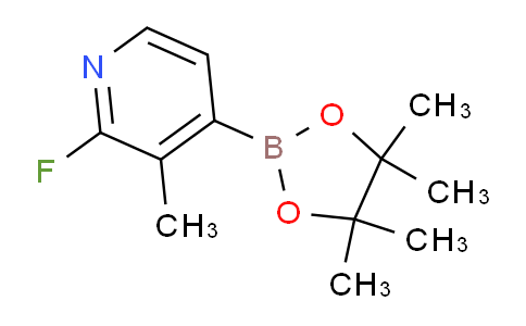 2-Fluoro-3-methyl-4-(4,4,5,5-tetramethyl-1,3,2-dioxaborolan-2-yl)pyridine