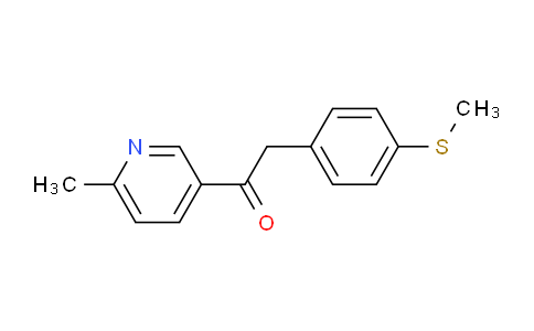 1-(6-Methylpyridin-3-yl)-2-(4-(methylthio)phenyl)ethanone