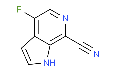 4-Fluoro-1H-pyrrolo[2,3-c]pyridine-7-carbonitrile