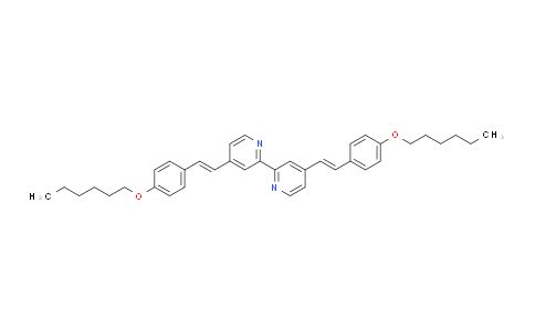4,4'-Bis((E)-4-(hexyloxy)styryl)-2,2'-bipyridine