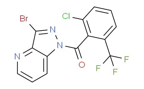 (3-Bromo-1H-pyrazolo[4,3-b]pyridin-1-yl)(2-chloro-6-(trifluoromethyl)phenyl)methanone