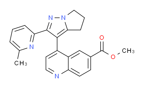 AM232864 | 476475-44-2 | Methyl 4-(2-(6-methylpyridin-2-yl)-5,6-dihydro-4H-pyrrolo[1,2-b]pyrazol-3-yl)quinoline-6-carboxylate