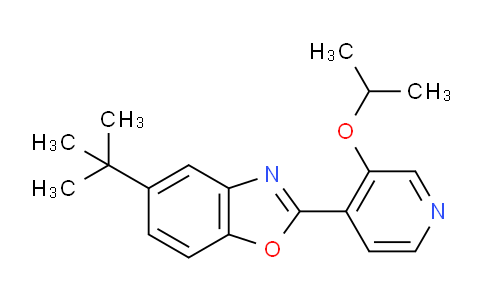 AM232926 | 1192019-96-7 | 5-(tert-Butyl)-2-(3-isopropoxypyridin-4-yl)benzo[d]oxazole