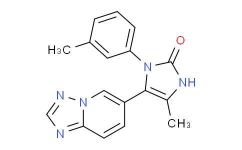 AM232933 | 1043908-08-2 | 5-([1,2,4]Triazolo[1,5-a]pyridin-6-yl)-4-methyl-1-(m-tolyl)-1H-imidazol-2(3H)-one