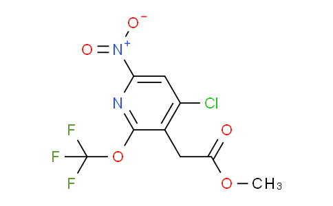 AM23300 | 1803996-80-6 | Methyl 4-chloro-6-nitro-2-(trifluoromethoxy)pyridine-3-acetate