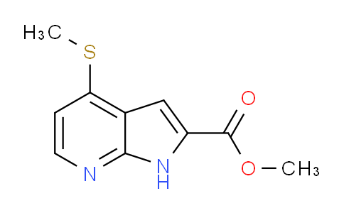 Methyl 4-(methylthio)-1H-pyrrolo[2,3-b]pyridine-2-carboxylate