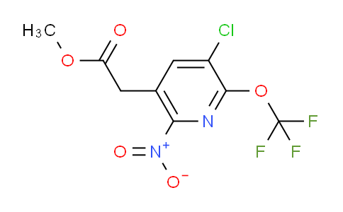 AM23305 | 1804664-70-7 | Methyl 3-chloro-6-nitro-2-(trifluoromethoxy)pyridine-5-acetate