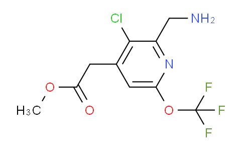 AM23309 | 1804398-70-6 | Methyl 2-(aminomethyl)-3-chloro-6-(trifluoromethoxy)pyridine-4-acetate