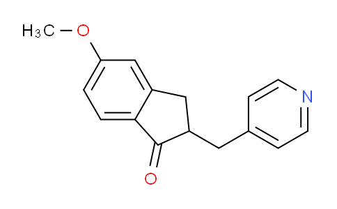5-Methoxy-2-(pyridin-4-ylmethyl)-2,3-dihydro-1H-inden-1-one