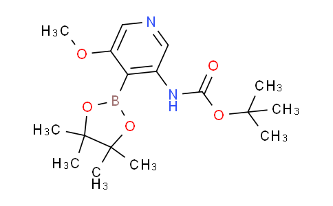 AM233150 | 1105675-61-3 | tert-Butyl (5-methoxy-4-(4,4,5,5-tetramethyl-1,3,2-dioxaborolan-2-yl)pyridin-3-yl)carbamate