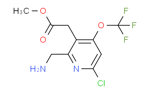 AM23326 | 1804320-13-5 | Methyl 2-(aminomethyl)-6-chloro-4-(trifluoromethoxy)pyridine-3-acetate