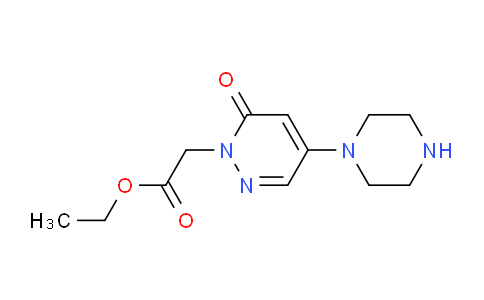 AM233266 | 1000018-24-5 | Ethyl 2-(6-oxo-4-(piperazin-1-yl)pyridazin-1(6H)-yl)acetate