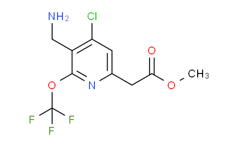 AM23330 | 1804699-93-1 | Methyl 3-(aminomethyl)-4-chloro-2-(trifluoromethoxy)pyridine-6-acetate