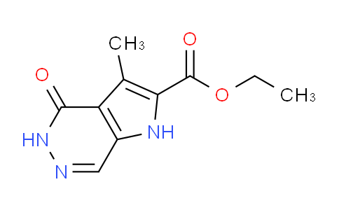 Ethyl 3-methyl-4-oxo-4,5-dihydro-1H-pyrrolo[2,3-d]pyridazine-2-carboxylate