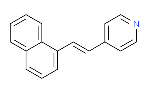 (E)-4-(2-(Naphthalen-1-yl)vinyl)pyridine