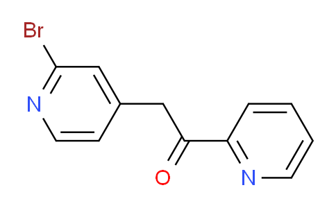 2-(2-Bromopyridin-4-yl)-1-(pyridin-2-yl)ethanone