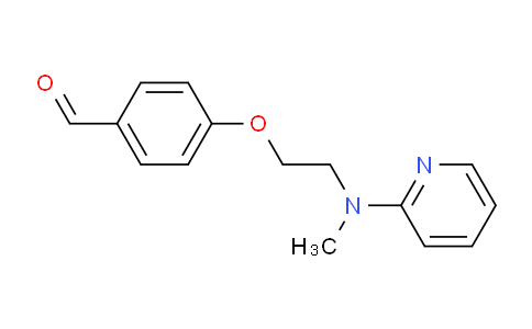 AM233372 | 122321-03-3 | 4-(2-(Methyl(pyridin-2-yl)amino)ethoxy)benzaldehyde