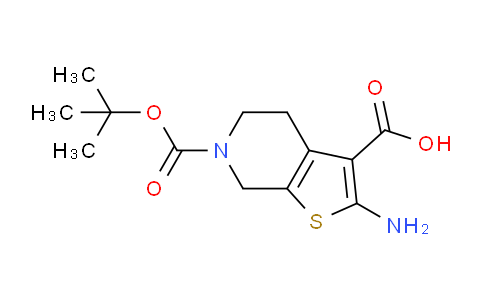 AM233382 | 923010-68-8 | 2-Amino-6-(tert-butoxycarbonyl)-4,5,6,7-tetrahydrothieno[2,3-c]pyridine-3-carboxylic acid