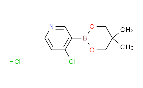 4-Chloro-3-(5,5-dimethyl-1,3,2-dioxaborinan-2-yl)pyridine hydrochloride