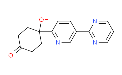4-Hydroxy-4-(5-(pyrimidin-2-yl)pyridin-2-yl)cyclohexanone